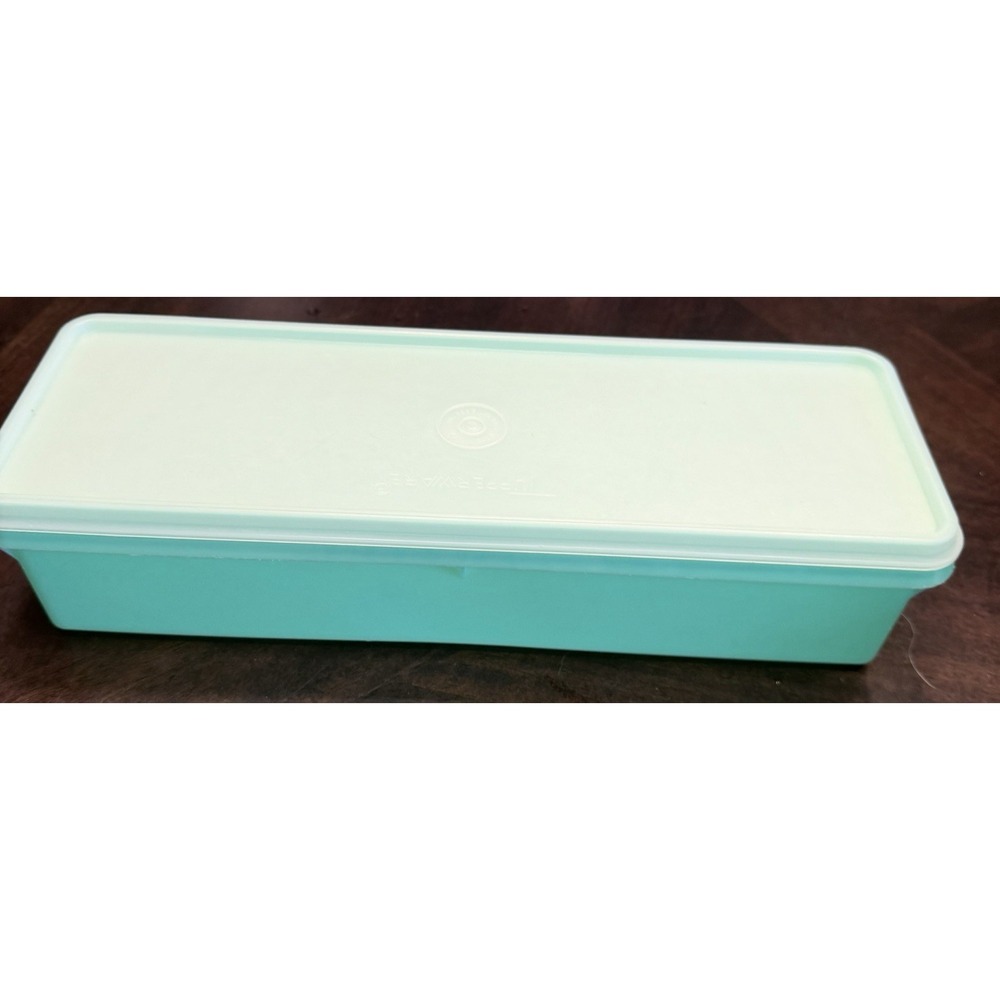Vintage Tupperware Jade Green Celery Keeper Vegetable Crisper 893 892